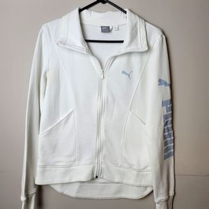Puma white anorak for women